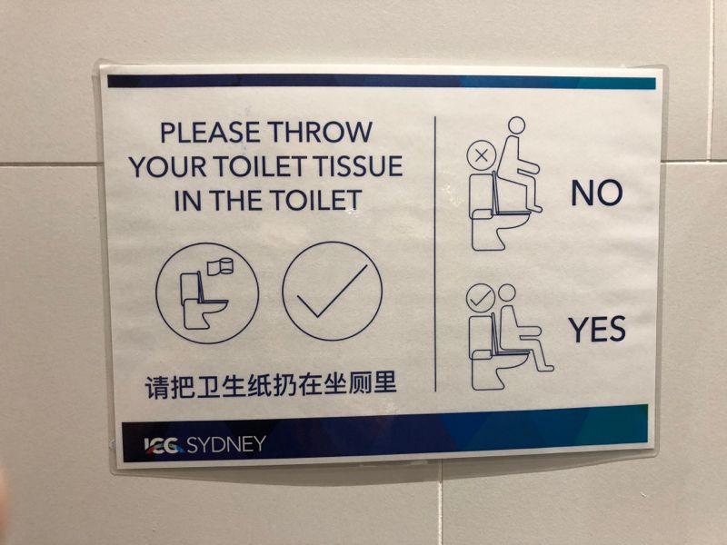 The Hilariously Creative Bathroom Signs From Around The World Your Royals