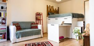 small apartment organization