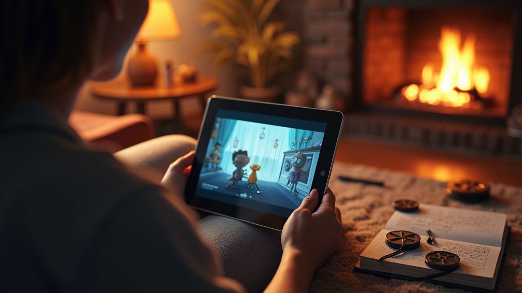 Short film production set