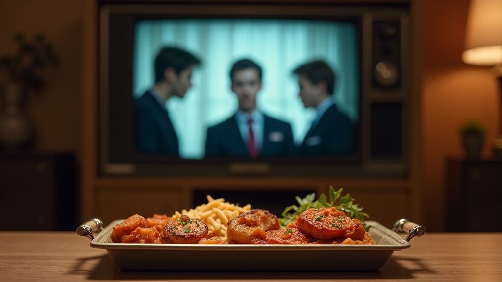 Classic TV watchers from the past