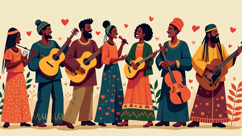 Global musical collaborations