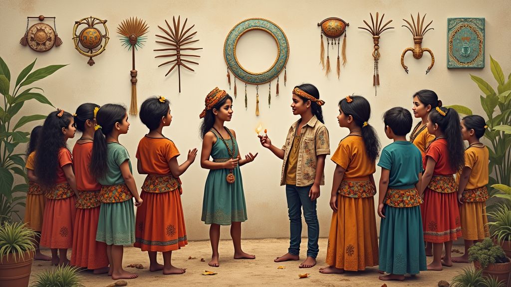 Celebration of cultural dress around the world