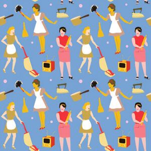 1950s house wife fashion