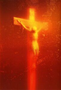 Piss_Christ_by_Serrano_Andres_1987 | controversial art pieces | modern art controversy