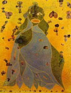 Chris-Ofili-The-Holy-Virgin-Mary | controversial art pieces | modern art controversy