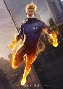 Johny Storm | Human Torch | Top 10 Fantastic Four Characters | Crafters Corner